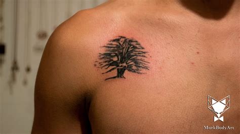 Lebanese Tree Tattoo