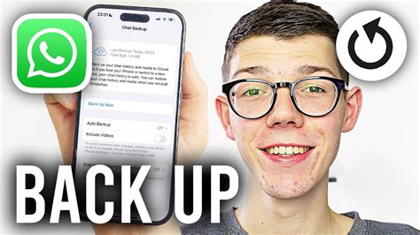 How To Back Up Whatsapp Chats On Iphone Full Guide Youtube