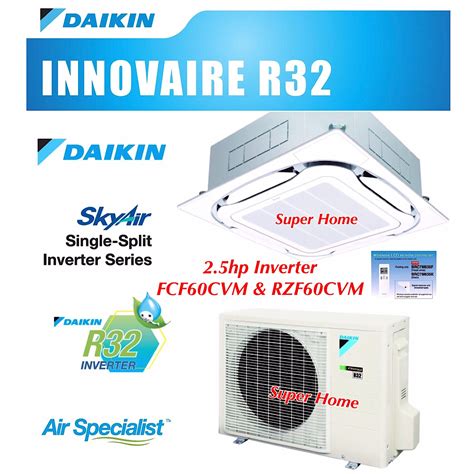 Aircond Ceiling Cassette Daikin Shelly Lighting