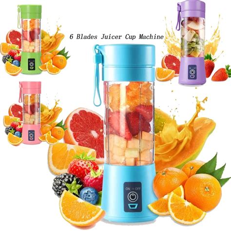 M Langeurs De Jus De Fruits Portables Ju Mini Bouteille Lectrique