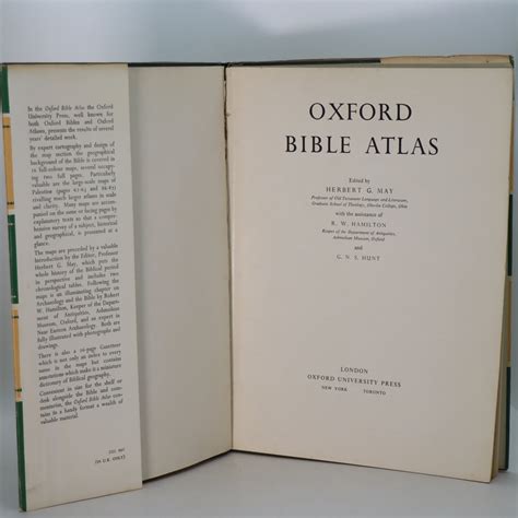 Oxford Bible Atlas. - Frost Books and Artifacts Limited