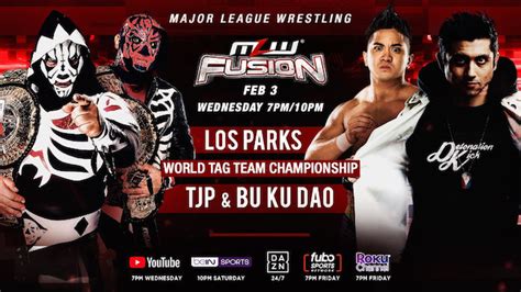 Mlw Announces Los Parks To Defend Tag Titles On Next Week S Fusion