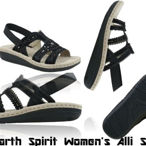 Earth Spirit Shoes Earth Spirit Womens Black Alli Sandal Size 1 Nwt Poshmark