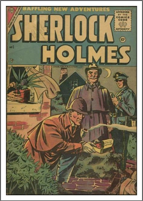 Sherlock Holmes Comic Book Sherlock Holmes Book Sherlock Poster