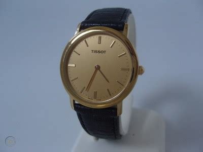 VINTAGE TISSOT SWISS MADE QUARTZ SLIM CASE GENTS WATCH | #268823546