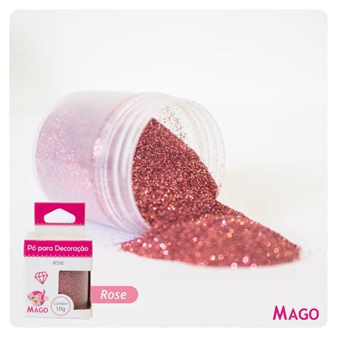 P Decorativo Mago Glitter Rose G Fescopan