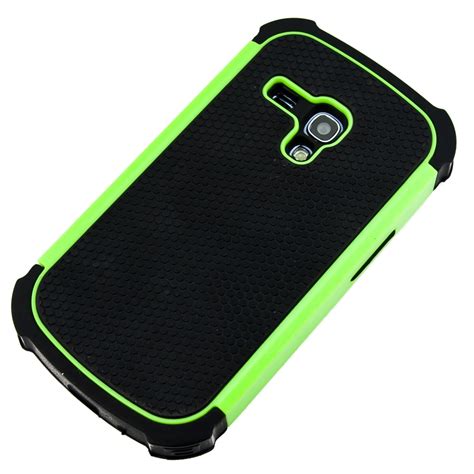 TPU OUTDOOR HARD CASE FÜR SAMSUNG GALAXY S3 MINI GRÜN COVER HÜLLE