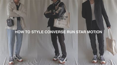 HOW TO STYLE Converse Run Star Motion Run Star Motion Outfit Ideas