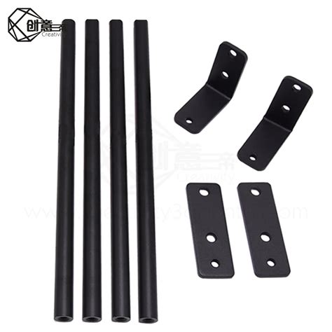 Creatiivty 3d Printer Pull Rod Kit Upgrade Black Supporting Aluminum Profile Set For Creality