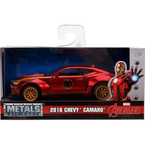 Marvel Iron Man 2016 Chevy Camaro Ss 1 32 Ölçek Die Cast Fiyatı