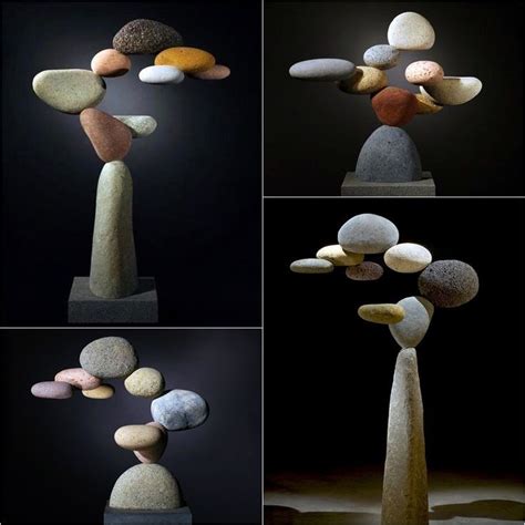 Floating Stones Sculpture by Woods Davy #ad | Stone sculpture art, Stone art, Stone sculpture