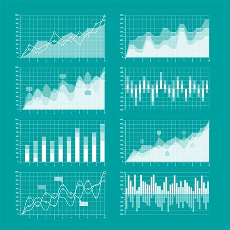 Business Graphs And Charts Set Analysis And Management Stock Vector Image By ©ramcreative