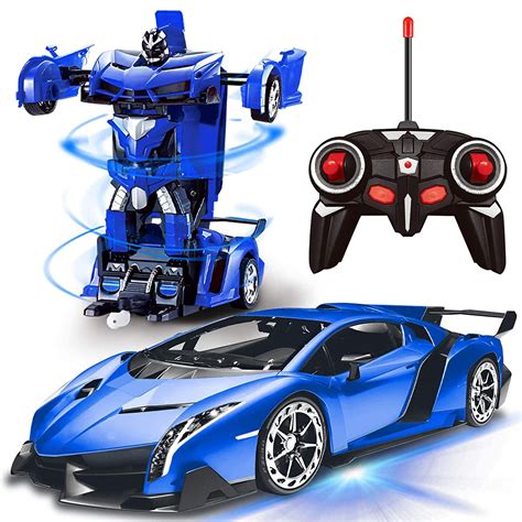 Transform Car Robot, Remote Control Cars for Kids, Boys Gifts Ages 6-11 ...