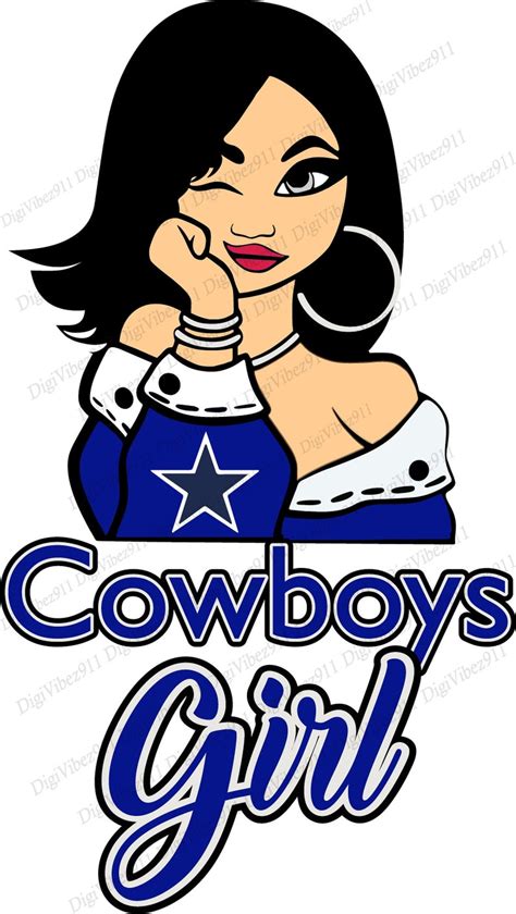 Dallas Cowboys Girl Digital Files/svg File | Etsy