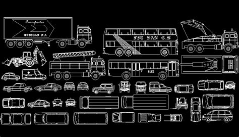 Bloques Autocad Gratis De Veh Culos Y Transportes Camiones Coches