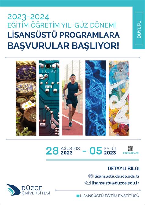 Düzce Üniversitesi 2023 2024 Eğitim Öğretim Yılı Güz Dönemi