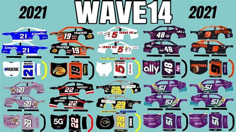 Nascar Templates 2021 Wave 14 YouTube