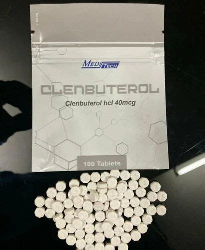 Clenbuterol Hcl 40 Mcg Meditech At Rs 1300box Steroids Tablets In