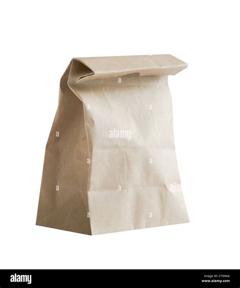 Photo Of Paper Bags On White Background Stock Photo Alamy