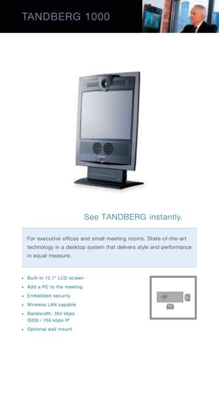 Tandberg Video Conferencing Systems Pdf