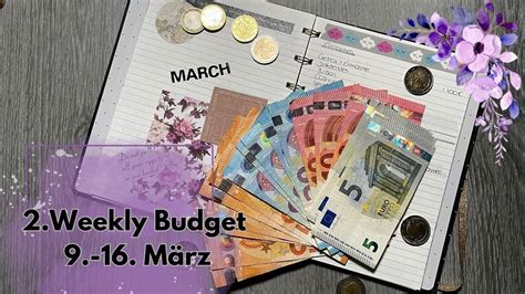 I Wochenbudget I Echte Einnahmen Ausgaben I Weekly