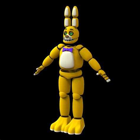 D File Fnaf Springbonnie Full Body Wearable Costume With Head For D