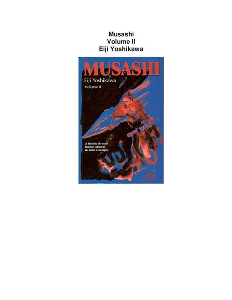 PDF Eiji Yoshikawa Musashi II Webnode Neste Segundo Volume