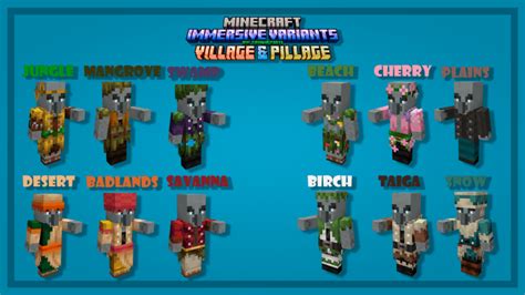 Immersive Variants Village And Pillage Minecraft Addon