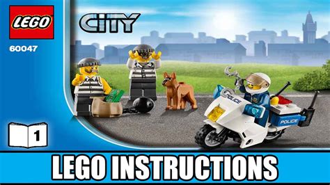 LEGO Instructions City 60047 Police Station Book 1 YouTube