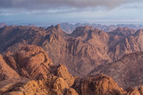 Premium Photo Amazing Sunrise At Sinai Mountain Dawn In Egypt Early