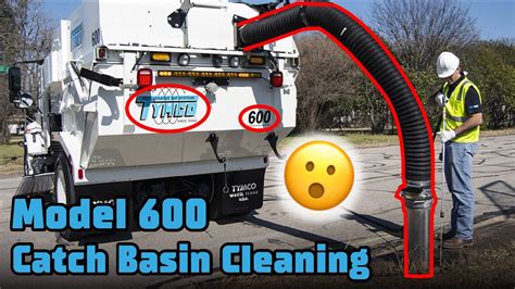 Tymco Sweeper With Storm Drain Catch Basin Cleaning Package Youtube