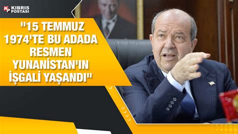 Ersin Tatar Miçotakis in ABD Kongresindeki açıklamalarına tepki göst