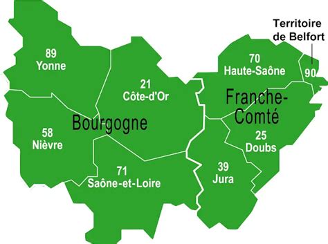 Département 21 la CÔTE d OR Présentation Carte Chiffres Clés