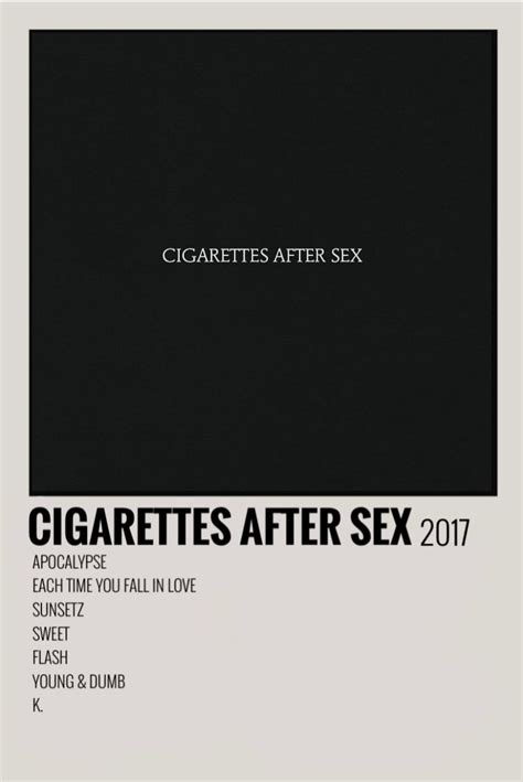 Cigarettes After Sex Cigarettes After Sex Artofit