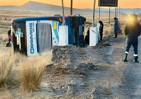 Accidente De Bus Interprovincial Deja Varios Heridos En V A Puno