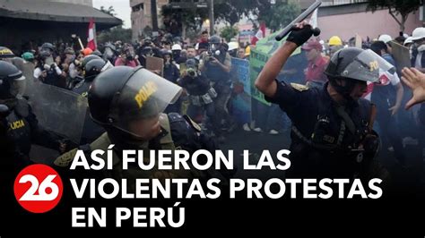 Toma de Lima así fueron las violentas protestas en las calles de Perú