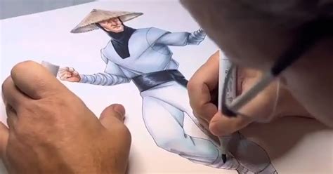 Mortal Kombat Co Creator John Tobias Illustrates Mk Raiden For First