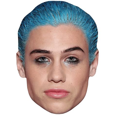 Matteo Sinet Blue Hair Mask Celebrity Cutouts