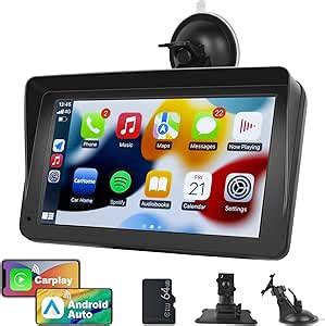 Podofo Autoradio Portatile Con Wireless Apple Carplay Android Auto 7