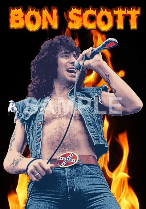 Bon Scott Acdc Legend Poster Print New Bon Scott Acdc Bon Scott