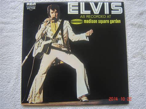 Elvis Presley Elvis As Recorded At Madison Square Garden 1972 Vinyl Discogs