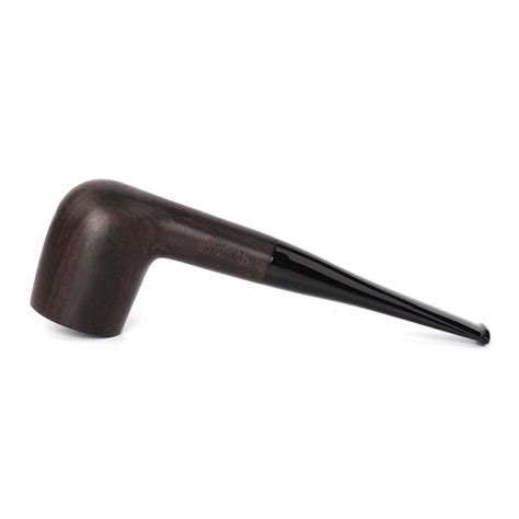 Ebony Wood Tobacco Pipe Handmade Billiard Smoking Pipe 9mm Filter