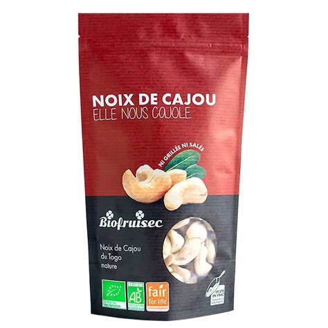 Noix De Cajou Du Togo Crues Bio Quitable G Nutri Naturel