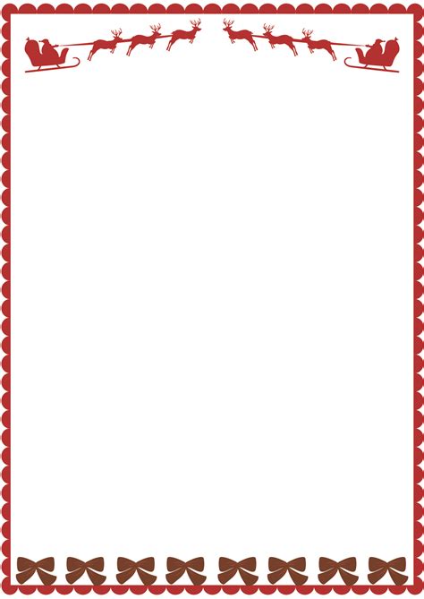 Free Printable Christmas Stationary - Free Printable Templates