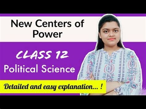 Ch New Centers Of Power Class Political Science Contemporary