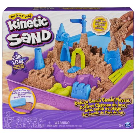 Kinetic Sand Piasek Kinetyczny Zestaw Zamek Na Pla Y Kinetic Sand