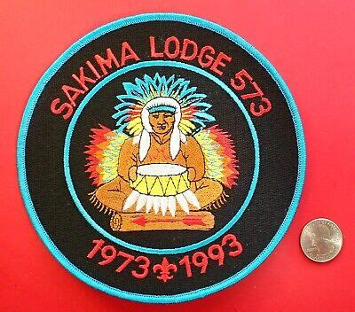 Beautiful Large Oa National Scout Jamboree Jacket Patch Badge