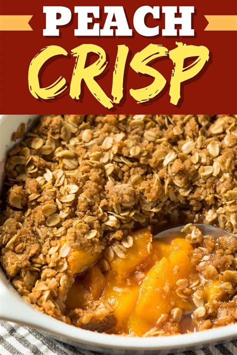 Easy Peach Crisp Recipe Insanely Good