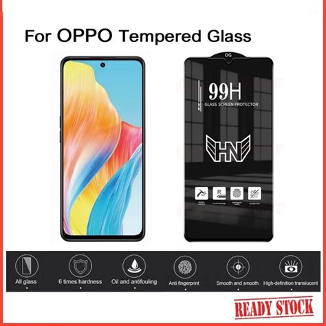 Oppo A18 A38 A58 A78 A79 A98 4g 5g 99h Full Primium Tempered Glass