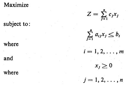 Linear Programming Solver Westeach